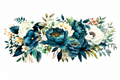 Decal Wraps for Tumblers 16oz Recommended (NOT CUTTABLE) Tranquil Petals