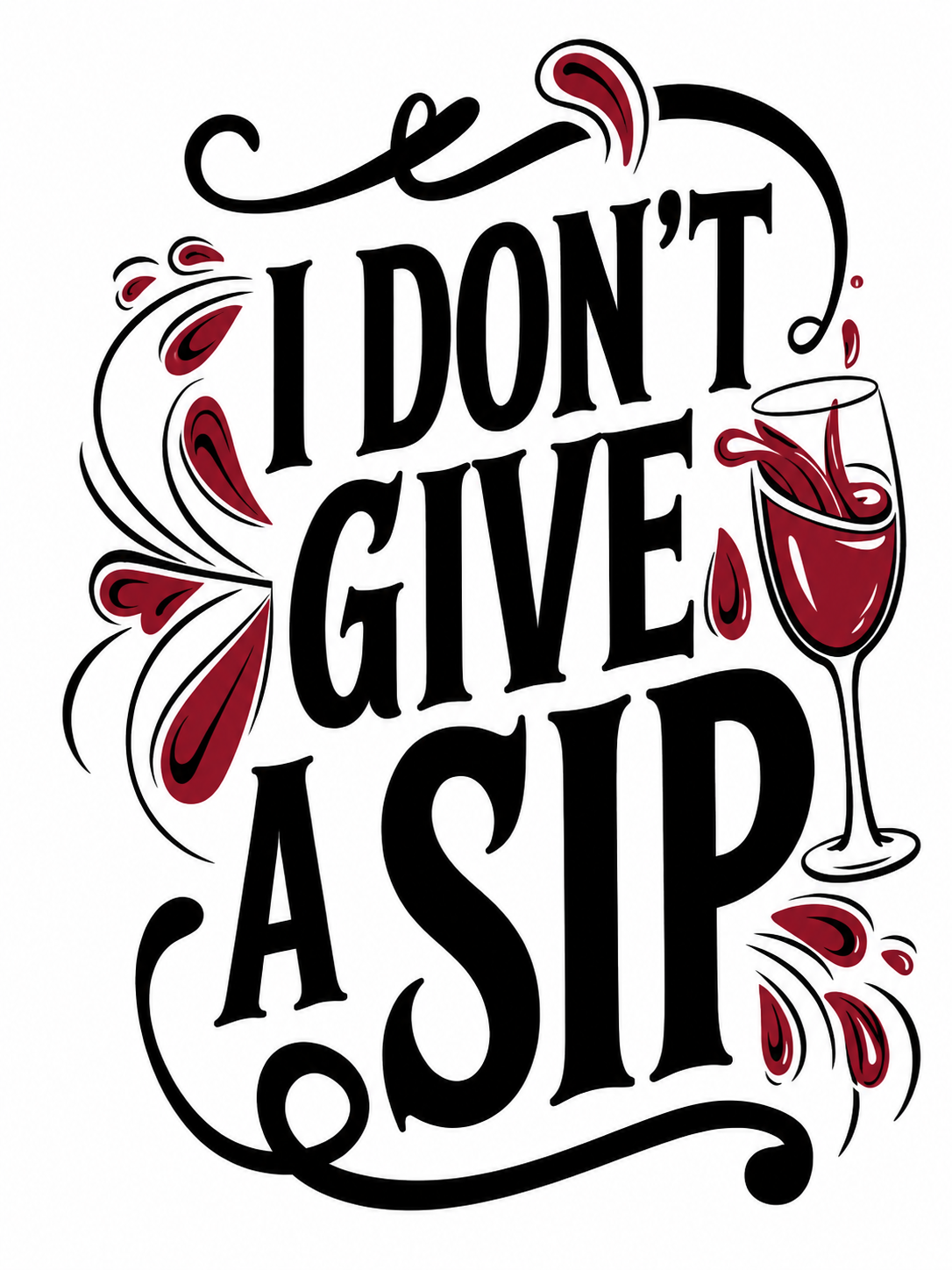 Decal Wraps for Tumblers - Give A sip