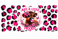 Decal Wraps for Tumblers 16oz Recommended (NOT CUTTABLE) Little Moody Pink