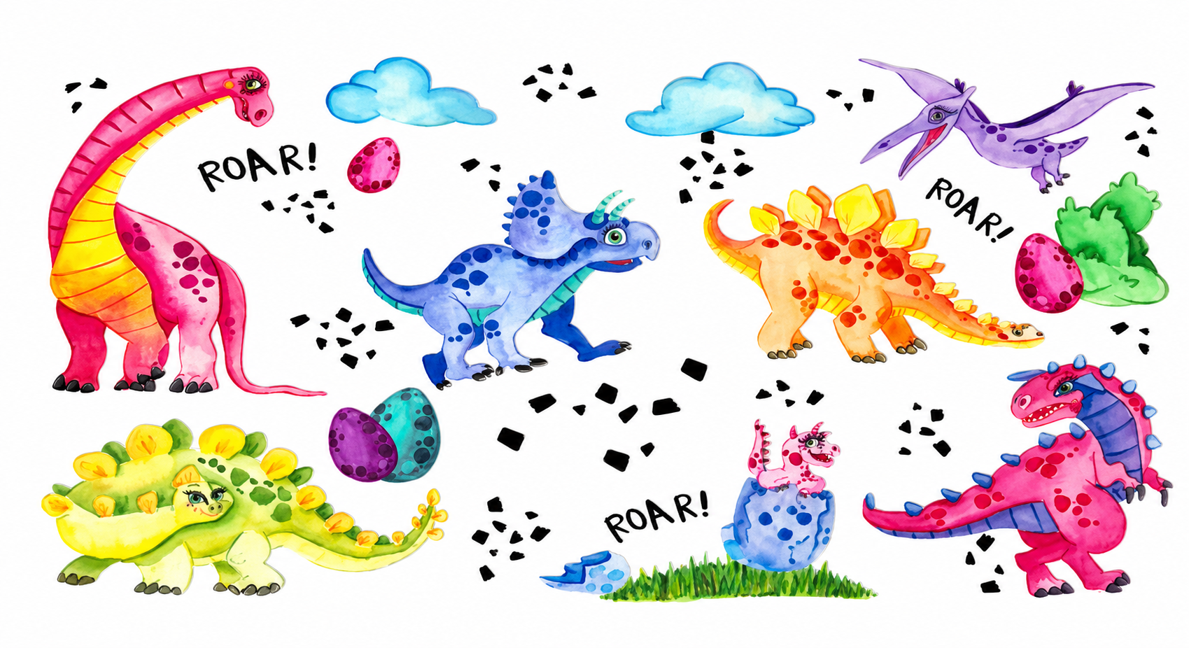 Decal Wraps for Tumblers - Roar